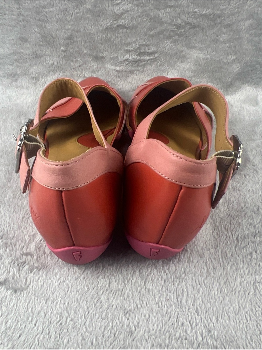 John Fluevog Passion Heels Mary Jane Point Toe Buckle Strap Shoes Womens 9 Pink - Picture 5 of 12